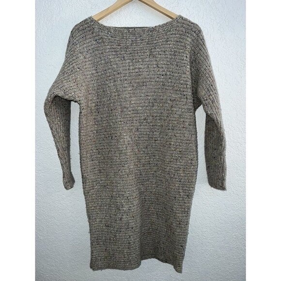 REBECCA Minkoff Extra Fine Merino Wool Knit Dress Sweater Small (C1) - Picture 4 of 11